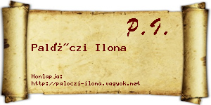 Palóczi Ilona névjegykártya